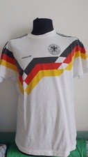 Germany 1988-1990 Home Shirt Cotton Very Rare Vintage Trikot Size 7 Adidas