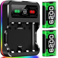 Batteria 2*6200mWh per Xbox One X/S & Xbox Elite &Xbox Series X/S controller batteria