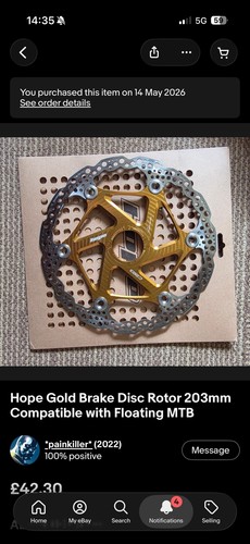 Rotore disco freno hope - disco,