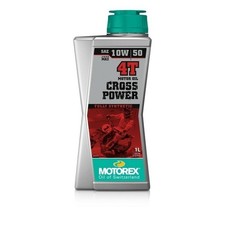 MOTOREX OLIO MOTORE 4T  10W50 CROSS POWER 1LT  100% sintetico