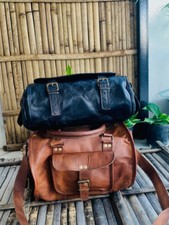 Borsone da palestra in pelle