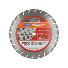 Disco diamantato Norton clipper Ø350x4x20/25,4 mm standard calcestruzzo turbo disco da taglio