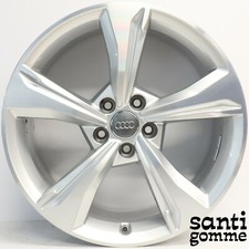 4 CERCHI IN LEGA AUDI Q5 8 X 19 " ORIGINALI SILVER DIAMANTATO 80A601025E