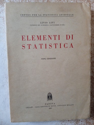 Elementi statistica livio - elementi,