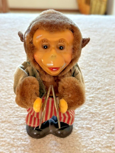 Vintage wind monkey playing - vintage, wind-up