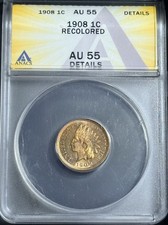 ANACS 1908 TESTA DI INDIANO