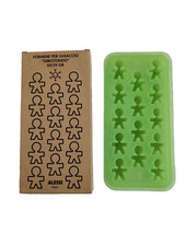 Alessi formine per il ghiaccio "girotondo" kk59 green