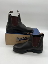 Stivali Chelsea Blundstone originali 500 taglia 5 uomo 6 donna 8 pelle marrone scuro.