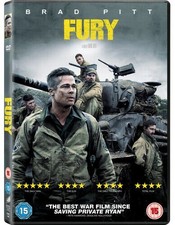 Fury DVD (2015) NEW