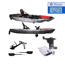 BIG MAMA KAYAK A PEDALI TRIKEN 330 - CANOA MONOPOSTO FISHING + motore elettrico