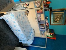 Letto a castello, in legno, letti singoli, usato ma tenuto bene