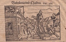 1614 Sebastian Munster Cosmographia Babilonia e Caldea