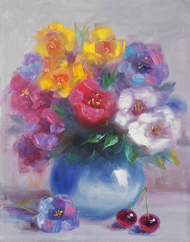 Bouquet floreale colorato