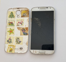 Scheda scheda dispenser parziale Samsung Galaxy S4 GT I9505 OK DISPLAY DIFETTOSO BIANCO