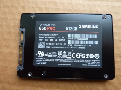 Samsung 850 pro 512 ssd - samsung,