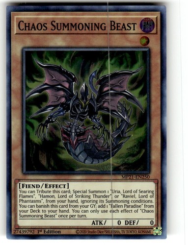 Yugioh chaos summoning beast - chaos,