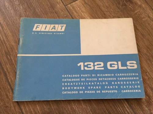 Fiat 132 gls 1975 catalogo - fiat,