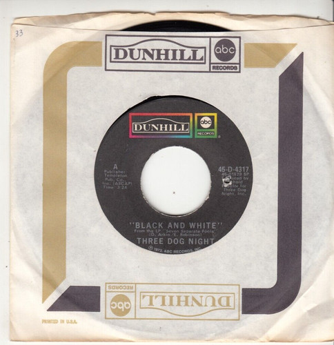 Three dog night black - night,