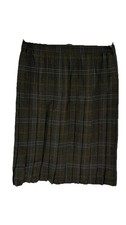 Gonna plissettata tartan pura