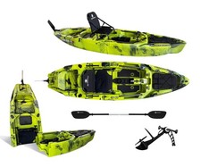 Kayak fishing a Pedali divisibile Big Mama Triken 330 Live S, con ruote e vasca