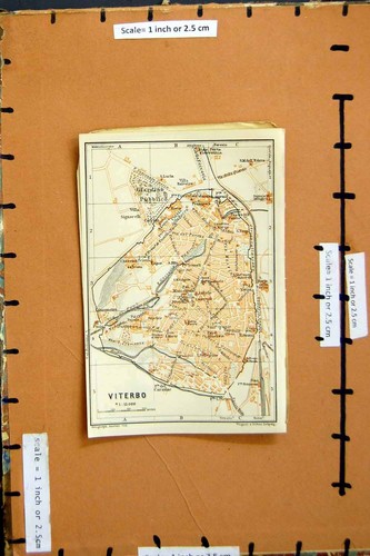 Antica stampa originale mappa - stampa,