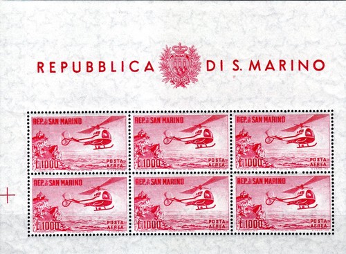1961 san marino elicottero - san,