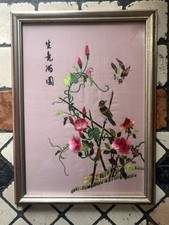 vintage SILK EMBROIDERY