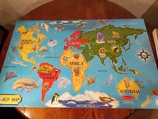 MAPPA DEL MONDO PUZZLE DA