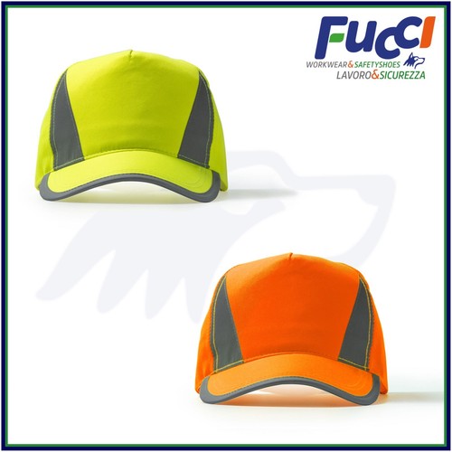 Cappellino alta visibilità - cappellino,