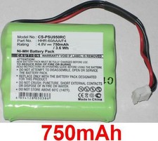 Batterie 750mAh Tipo