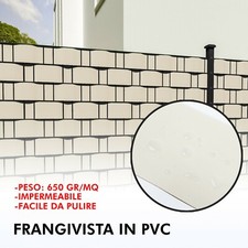Fasce recinzione Pvc Privacy H.10cm - Frangivista in PVC- 1 quantit? = 1 m