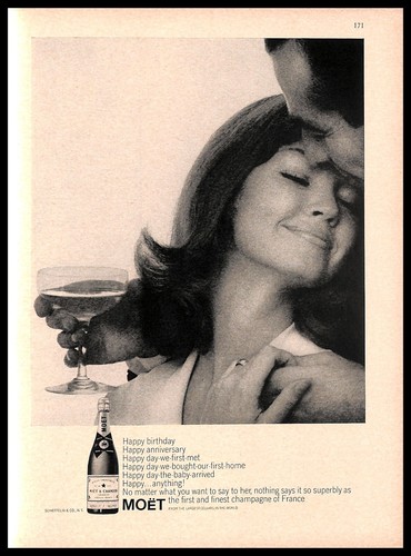 1964 moet chandon champagne - &,
