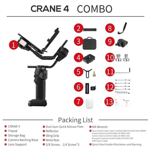 Zhiyun crane combo - crane,