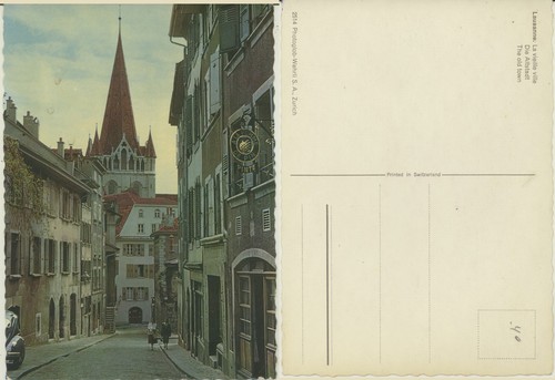 Svizzera lausanne la vieille - svizzera,