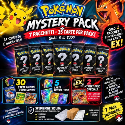 Pokémon tcg mystery pack box - pokémon,