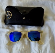 Ray Ban Wayfarer 5022 Frost Crystal B&L Usa Rarissimi Occhiali Da Sole Vintage
