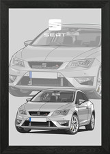 Seat leon poster - leon, fr