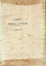 Corpus juris civilis tomus II