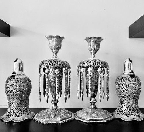 Coppia lampadari antichi - di,