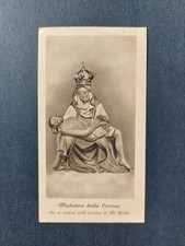 santino holy card Madonna Della Corona venerata sul Monte Baldo