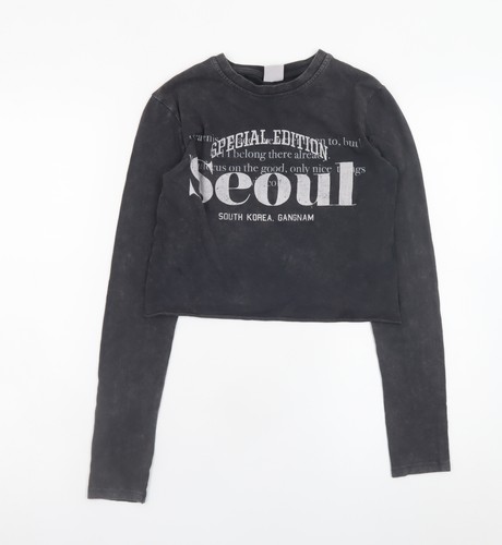 Shirt bershka donna nera - bershka,