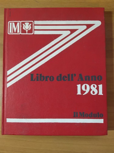 Libro dell anno 1981 - il, modulo
