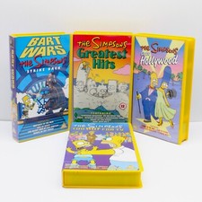 The Simpsons VHS BundleSet Of 4 Greatest Hits Hollywood Bart Wars Too Hot For TV
