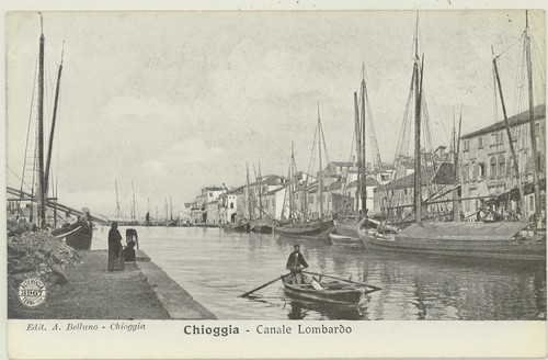 Chioggia venezia canale - chioggia, -venezia