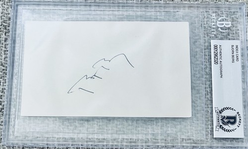 Autografo bjorn borg - borg, firmato