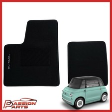 TAPPETI FIAT TOPOLINO DAL 2023 TAPPETINI IN MOQUETTE SAGOMATI CON RICAMO 2 PZ