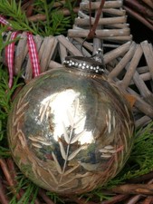 Palla per albero di Natale Amaranja steli oro antico palla di Natale sfera di...