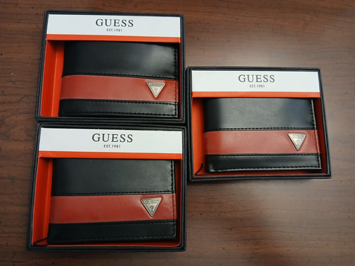 Guess portafoglio uomo pelle - guess,