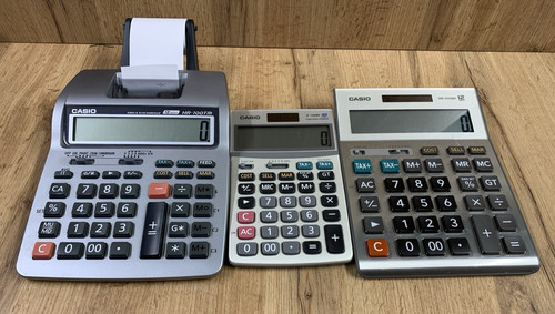 Lotto calcolatrici casio - calcolatrici,