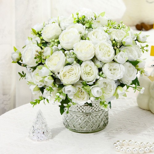 Bouquet rose finto seta - bouquet,